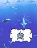 SHARKS... YIKES!  Clip Art