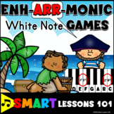 SHARPS FLATS & ENHARMONICS White Notes Spinner Music Games