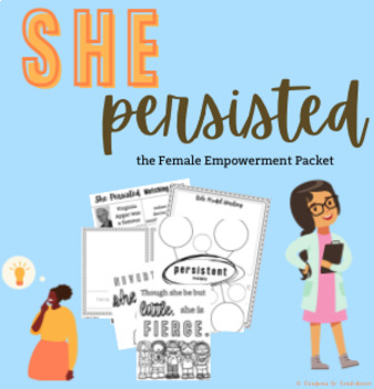 Preview of SHE PERSISTED Women's History Activity Bundle