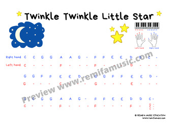 Play Twinkle Twinkle Little Star Music Sheet