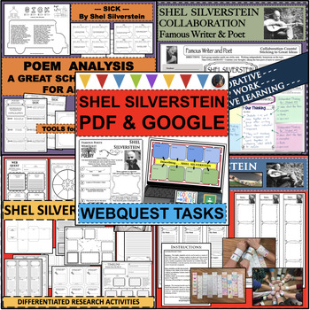 Shel Silverstein Poems And Questions Worksheets Teaching