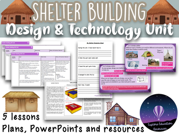 Preview of SHELTER BUILDING D&T Bundle: x5 Lessons