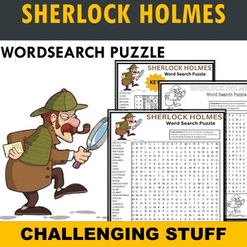 Preview of SHERLOCK HOLMES Word Search Puzzle