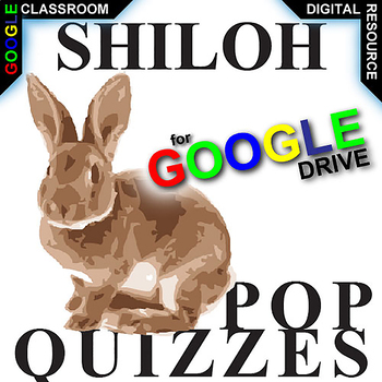 Preview of SHILOH 7 Pop Quizzes - Comprehension Question Exit Ticket Slips DIGITAL Naylor