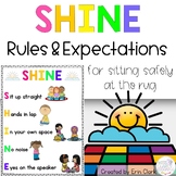 SHINE! Rug Rules & Expectations Poster