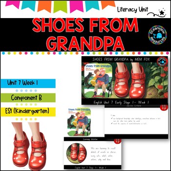 Preview of SHOES FROM GRANDPA-NSW ES1 Unit 7 - component B WEEK 1 English- TERM 2