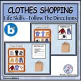 CLOTHES SHOPPING - LIFE SKILLS - VISUAL DISCRIMINATION - B