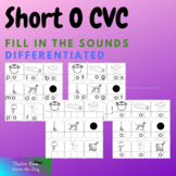 SHORT O CVC Fill in the Blank (Differentiated)