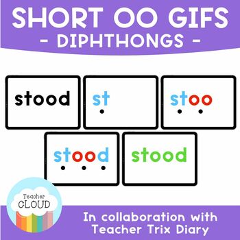Preview of SHORT OO Words Diphthongs GIFS