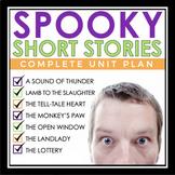 Short Story Unit Plan - Scary and Surprising Stories - Les
