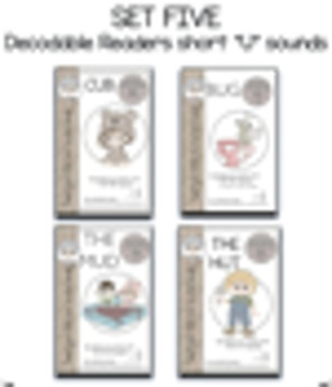Preview of SHORT U SOUNDS DECODABLE BOOK PACK  7 books with parents guide