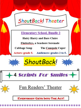Preview of SHOUTBACK! READERS' THEATER, Bundle 2, scripts for Elementary School Casts