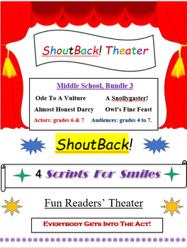 Preview of SHOUTBACK! READERS' THEATER, Bundle 3, scripts for Middle School casts