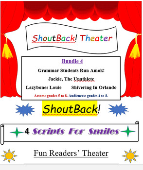 Preview of SHOUTBACK! READERS' THEATER, Bundle 4, scripts for Middle School casts