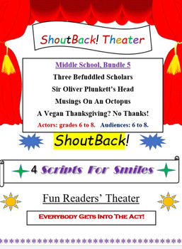Preview of SHOUTBACK! READERS' THEATER, Bundle 5, scripts for Middle School casts