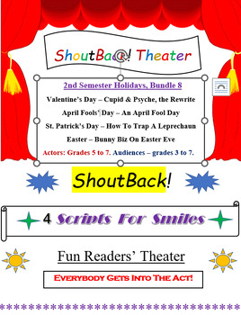 Preview of SHOUTBACK! READERS' THEATER, Bundle 8, scripts for Second Semester Holidays