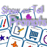 SHOW AND TELL PROMPT CARDS