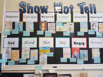 Preview of SHOW NOT TELL - Creating descriptive writers