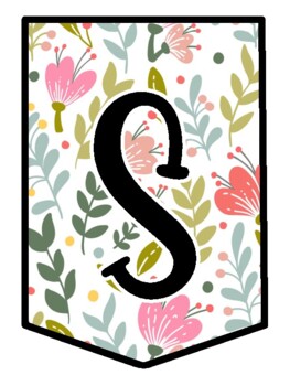 SHOWERS OF BLESSINGS! Spring Bulletin Board Letters, Banner by Swati Sharma