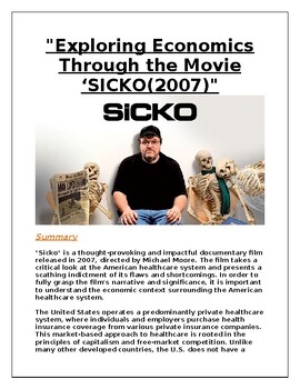 Preview of SICKO (2007) -- Economics Through Film [Healthcare Industry, Inequty]