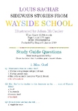 SIDEWAYS STORIES FROM WAYSIDE SCHOOL; Multiple-Choice Stud