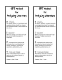 SIFT Bookmark - Analyzing Poetry