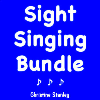 Preview of CHORUS SIGHT SINGING BUNDLE in C and F (plus bonus keys)