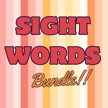 Preview of SIGHT WORD BUNDLE!! - Incredible discounts!