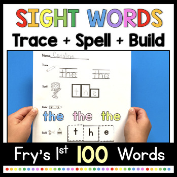 Preview of Sight Word Kindergarten Activities -  High Frequency Words Worksheets Fry's 100