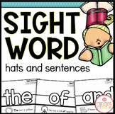 SIGHT WORD PAPER HATS