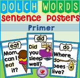 SIGHT WORD POSTERS PRIMER DOLCH WORDS