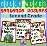 SIGHT WORD POSTERS SECOND GRADE DOLCH WORDS