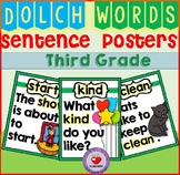 SIGHT WORD POSTERS THIRD GRADE DOLCH WORDS