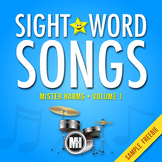 SIGHT WORD SONGS • Vol 1: Song & Expansion Pack of Activit