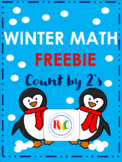 WINTER MATH FREEBIE COUNTING BY TWO's, 2's
