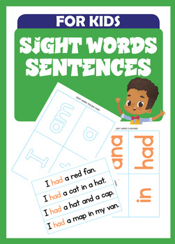 Preview of SIGHT WORDS SENTENCES FOR KIDS