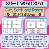 SIGHT WORDS SORT - DISTANCE LEARNING RESOURCE