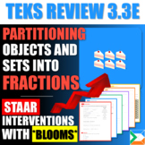 TEKS Review 3.3E Partitioning Into Fractions | SIGMA Education