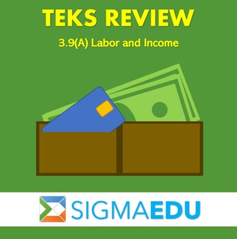 Preview of SIGMA Education | Math 3 TEKS Review - 3.9(A) Labor and Income