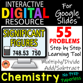 Preview of SIGNIFICANT FIGURES ~Interactive Digital Resource for Google Slides~ DIGITS