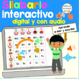 SILABARIO INTERACTIVO DIGITAL AUDIO LEER ESCRIBIR SILABAS 