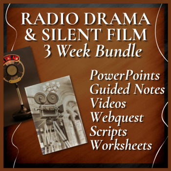 Preview of SILENT FILM & RADIO DRAMA | 3 WEEK BUNDLE