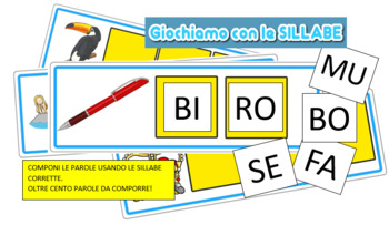 Preview of SILLABE IN GIOCO: un gioco per imparare a scrivere componendo le sillabe.