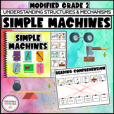 SIMPLE MACHINES Adapted Book Lesson - Modified GRADE 2 Sim