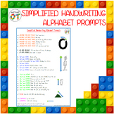 SIMPLIFIED HANDWRITING ALPHABET PROMPTS - Occupational Therapy