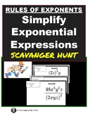 USING RULES OF EXPONENTS TO SIMPLIFY EXPONENTIAL EXPRESSIO