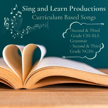 Preview of SING AND LEARN PRODUCTIONS (Songs for second grade CCS-ELA Grammar)