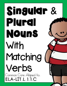 Preview of Singular and Plural Nouns Worksheets Distance Learning