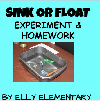 Preview of SINK & FLOAT SCIENCE LAB EXPERIMENT: ACTIVITY & HOMEWORK