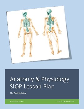 Preview of SIOP Daily Lesson Plan: The Axial Skeleton